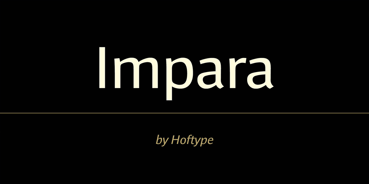 Impara, a Sans Serif Font by Hoftype (Photo 1 of 6)