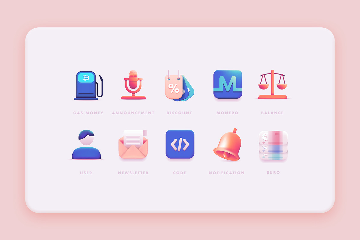 3D Fintech Icon Collection, an Outline Icon by Polar Vectors (Photo 10 of 14)