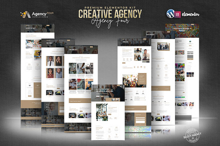 Agency Four - Elementor Pro Kit