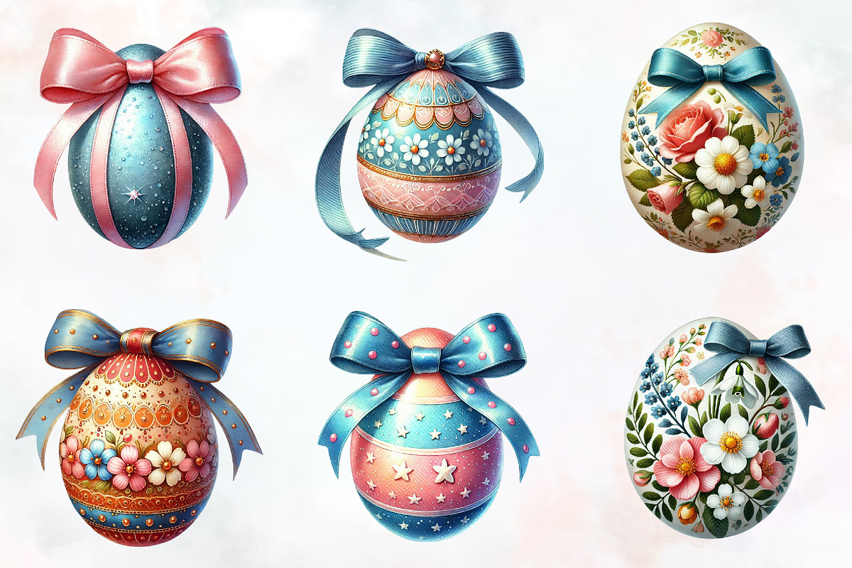 Easter egg sublimation clipart, an Illustration by RobertsArt (Photo 6 of 7)