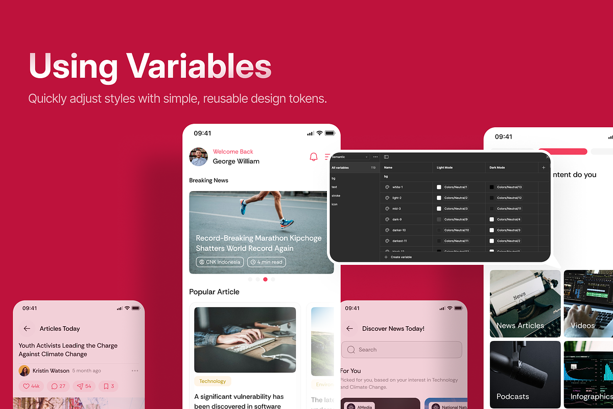 NexGen - News & Article App UI Kit preview 5
