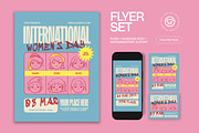 International Women's Day Flyer, a Flyer Template by graphicook (Thumbnail 1 of 3)