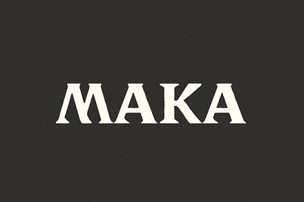 Maka | A Sharp Serif Typeface, a Serif Font by Taylor Penton