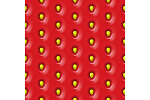 Seamless strawberry pattern