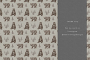 Graphite Bears Seamless Pattern, a Pattern Graphic by Tatra Cottage Designs (Thumbnail 5 of 5)