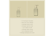 Glass Cosmetic Pump Bottle Mockup, a Pens & Pencil Mockup by Copal (Thumbnail 2 of 17)