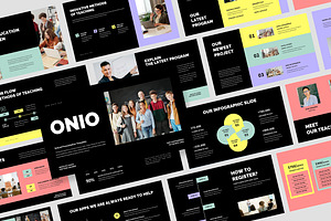 Onio : Education Business Keynote, a Presentation Template by Punkl Camp