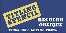 Titling Stencil JNL