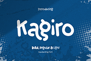 Kagiro Family Handwriting, a Handwritten Font by Grontype (Thumbnail 1 of 10)