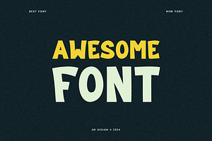 Restoy Cartoon - Paint & Chalk Font