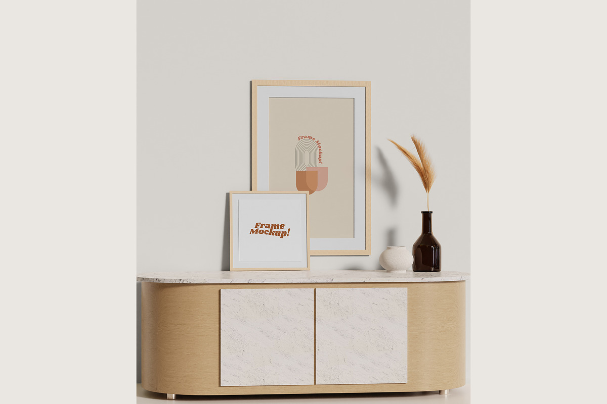 Aesthetic frame mockup, a Product Mockup by mockupocka (Photo 9 of 14)