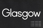 Glasgow | Iconic Sans Serif, a Sans Serif Font by Jen Wagner Co (Thumbnail 1 of 5)
