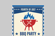 Fourth of July BBQ Party, a Flyer Template by MightyDesign (Thumbnail 4 of 8)