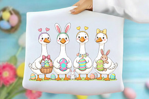 Funny Easter Goose Png, an Illustration by designcity5