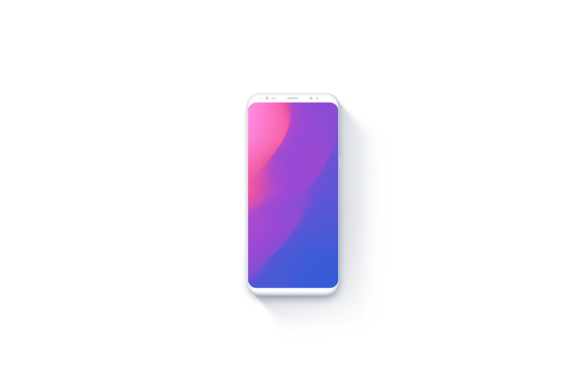 20 Minimalist & Flat Devices Mockups, an iPhone Mockup by Asylab (Photo 50 of 97)