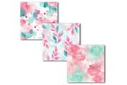 Pastel Pink and Mint Patterns, an Illustration by SinaCreation (Thumbnail 4 of 5)