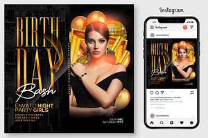 100 Night Club Party Flyers Bundle