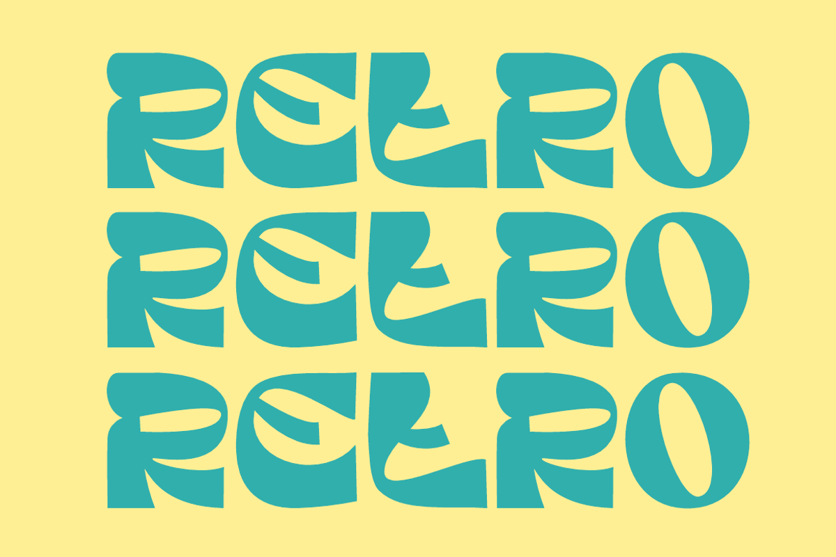 Koevas Groovy - Retro Font, a Sans Serif Font by Iqsiart Studio (Photo 5 of 8)