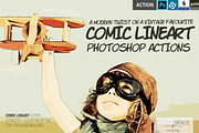 Comic LineArt Actions, an Action Add-On by WhiteSpace Design Studio (Thumbnail 1 of 5)