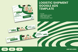 Logistic Shipment Pinterest Banner