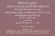 Bohema Pink Handwritten Font, a Script Font by CallMeStasia (Thumbnail 12 of 12)