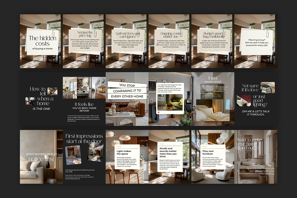 Real Estate Carousels and Captions for Instagram preview 7