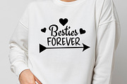 Besties Forever SVG Bundle, a Graphic by M9 Design (Thumbnail 2 of 9)