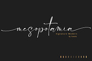 Mesopotamia, a Script Font by Teweka (Thumbnail 1 of 16)