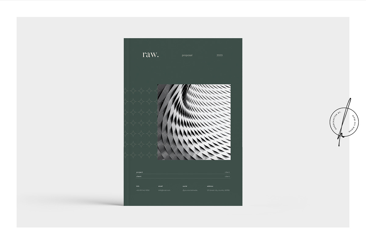 Raw Proposal, a Brochure Template by Loc Tropis (Photo 1 of 9)