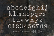 Yestertype Classic grunge typewriter, a Serif Font by HypeWorksCo (Thumbnail 12 of 12)
