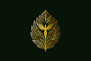 Elegant Golden Angel Wing Logo, a Branding & Logo Template by Signatoro (Thumbnail 1 of 3)