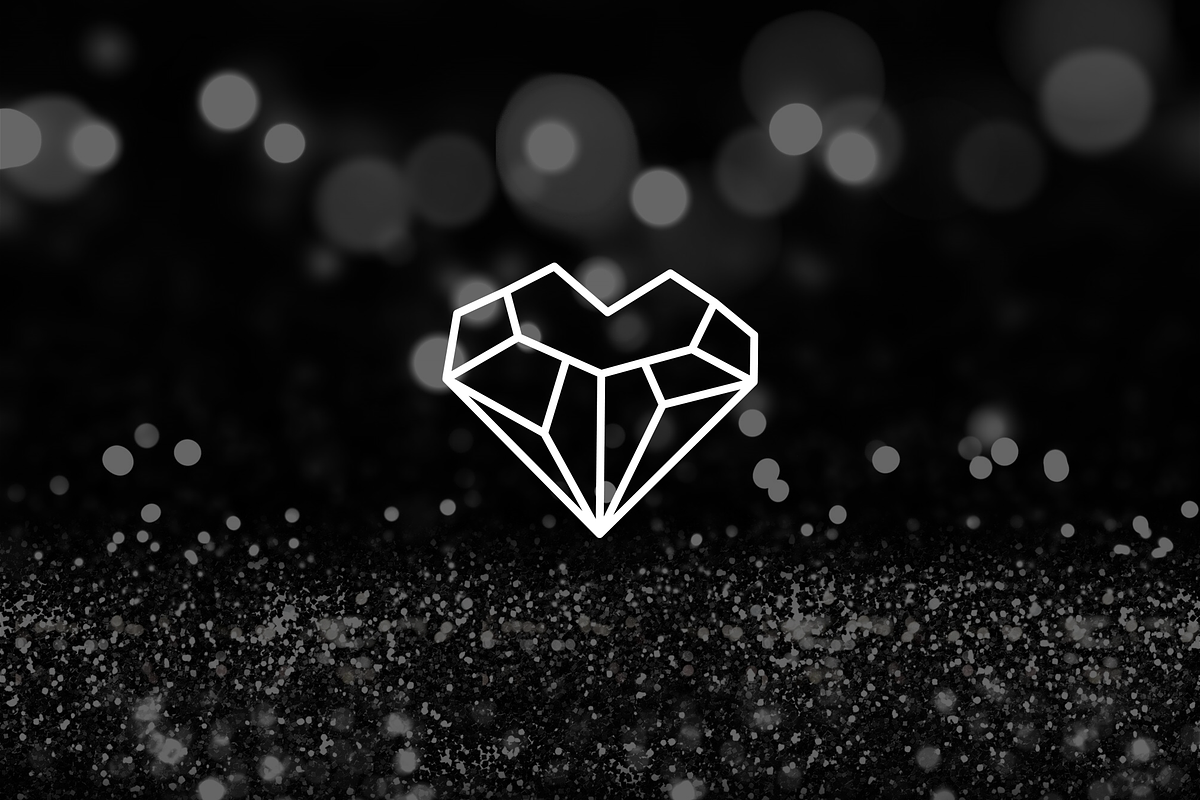 Geometric Love Diamond Logo, a Branding & Logo Template by Luxury Logos (Photo 2 of 4)