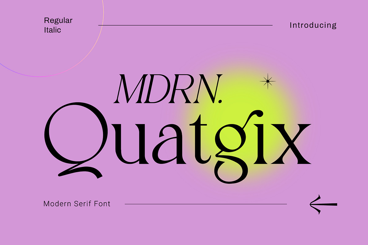 Quatgix Modern Serif, a Serif Font by merakistd (Photo 1 of 12)