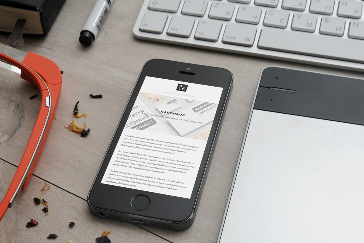Bold - Portfolio Wordpress Theme, a WordPress Template by LayerSupplyCo (Photo 2 of 4)