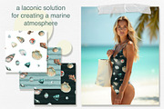 Garland of Shells Watercolor Clipart, an Illustration by NATASHA CHU (Thumbnail 12 of 12)