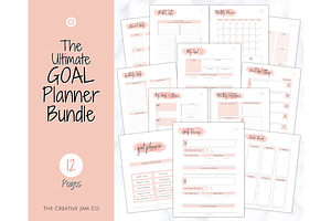 Goal Planner Journal Bundle