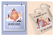 Summer Vibes illustration, an Illustration by Nastya Tkachova (Thumbnail 6 of 8)
