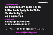 Moranky - Funky Decorative Font, a Sans Serif Font by twinstd (Thumbnail 8 of 8)