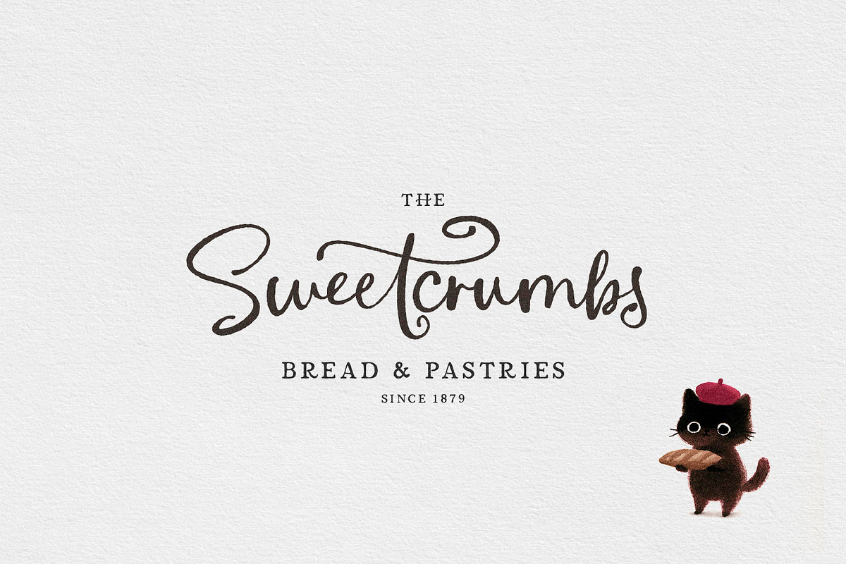 A Romantic Handmade Script, a Script Font by Callie Rian & Co. (Photo 3 of 14)