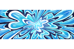 Water explosion background. Liquid, an Illustration by LadadikArt