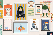 Boys Room Nursery Wall Art Prints, a Background Graphic by Essentially Nomadic (Thumbnail 6 of 11)