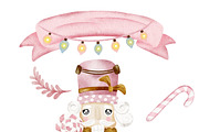 Candy Christmas Nursery Collection, a Decorative Illustration by Pati Paints (Thumbnail 5 of 13)
