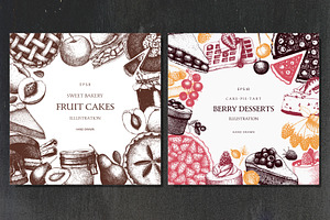 Fruit Cake & Berry Pie Collection