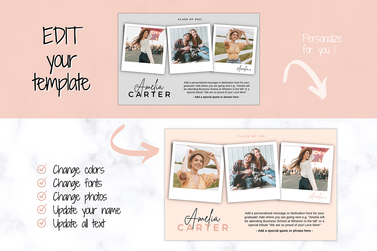 Yearbook Ad Template - Graduate, a Magazine Template by Templatables (Photo 3 of 7)