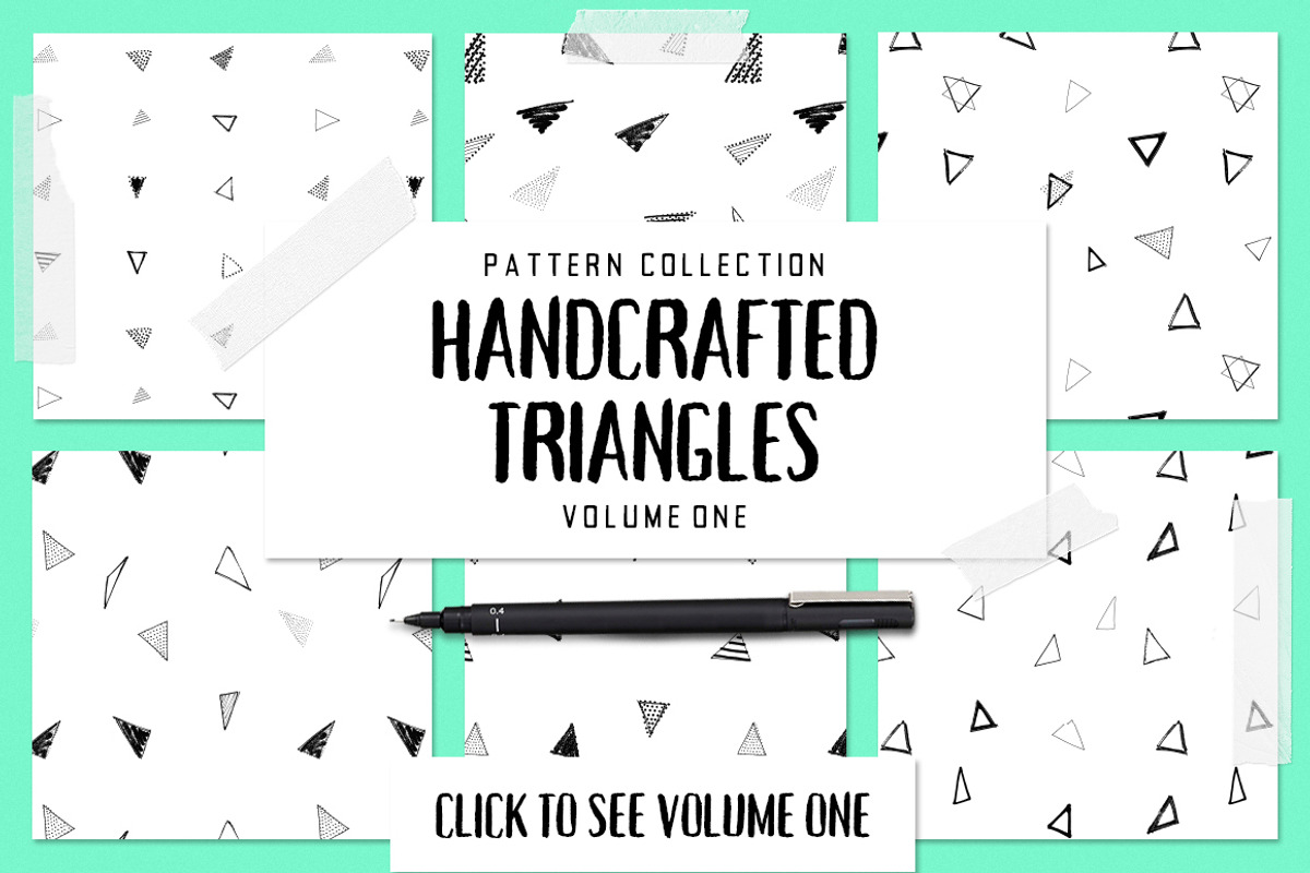 The Mega Mix & Match Triangle Pack!, an Object Graphic by Abbie May (Photo 3 of 5)