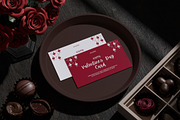 Valentines Day Card Mockup, a Merchandise Mockup by Rielismee (Thumbnail 3 of 5)