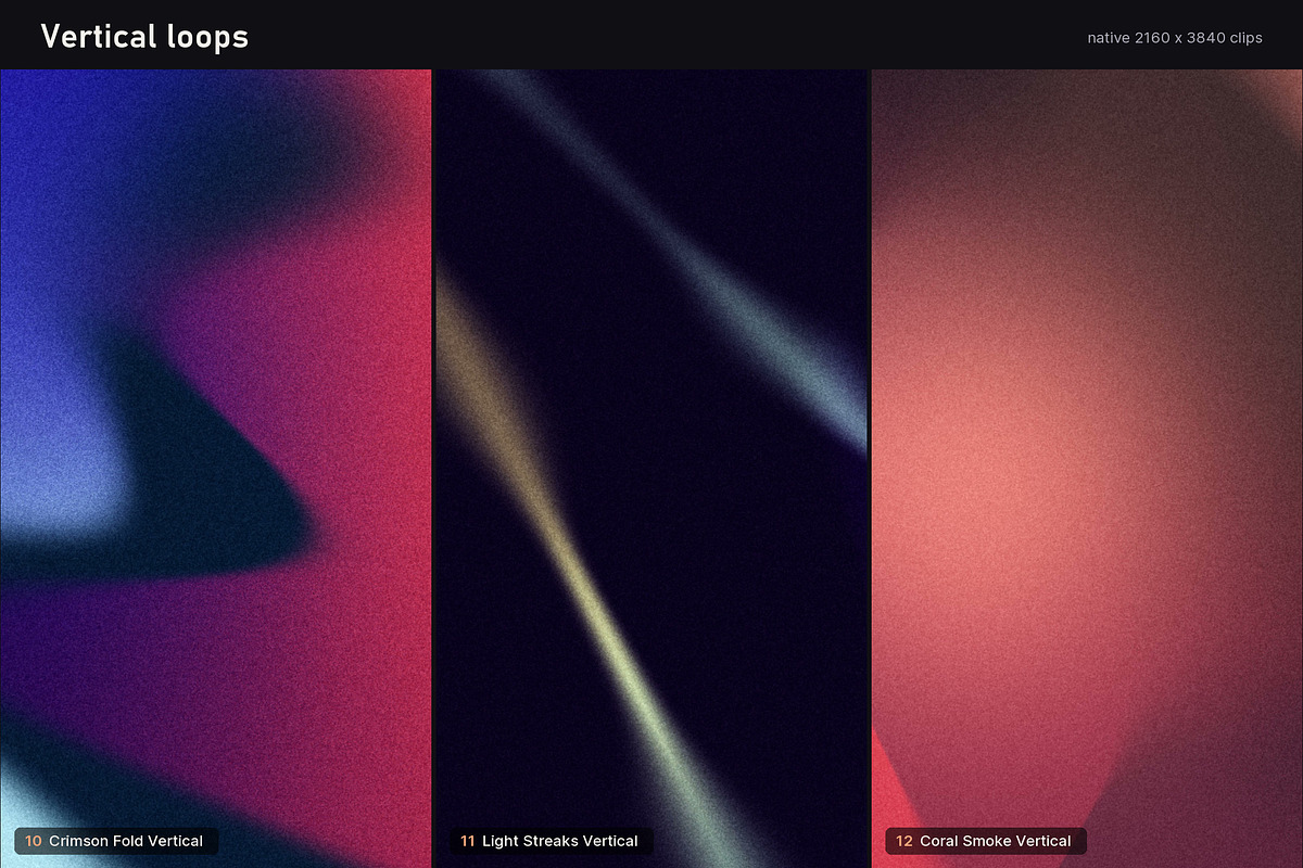 Grain Gradients - 12 4K Loops, a Background Graphic by Photocreo Michal Bednarek (Photo 4 of 7)