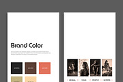 Minimal Brand Identity Mood Board, a Social Media Template by MightyDesign (Thumbnail 4 of 10)
