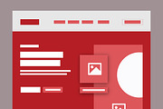 Website Wireframe Design Templates, a Wireframe Template by MightyDesign (Thumbnail 2 of 8)