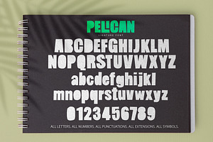 Pelican Ligature Font